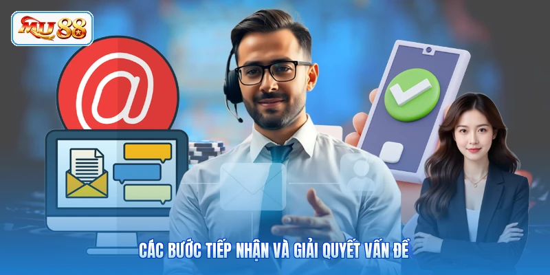 Chăm Sóc Khách Hàng MU88 Các bước tiếp nhận và giải quyết vấn đề